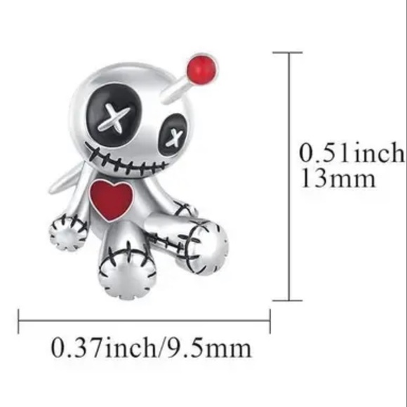 🧙🏼Spooky, Voodoo Doll, Halloween, Goth Earrings 🧟♀️ - Picture 4 of 4